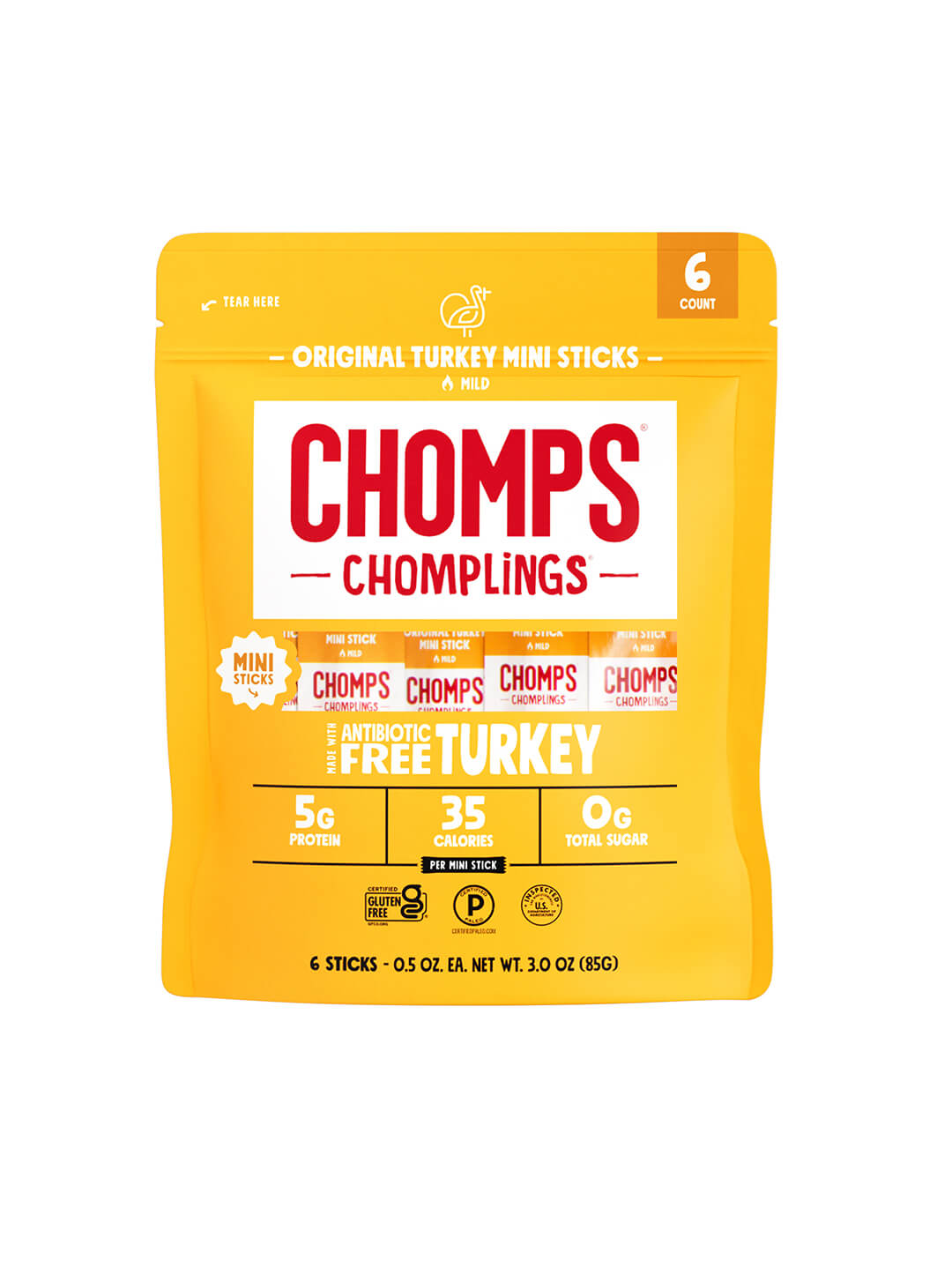 6 ct. Original Turkey Chomplings - Simple Variety Pack